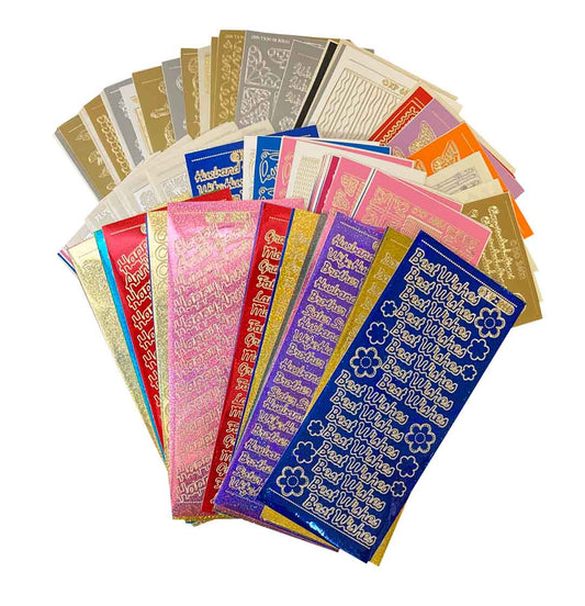 Pinflair - Assorted 100x Peel Off Pack - Designs Will Vary