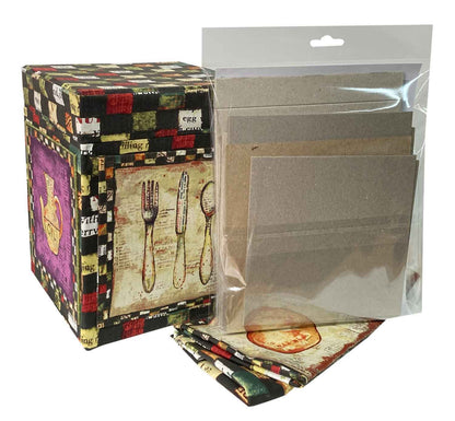 Pinflair - Cartonnage Tall Box - Makes One - Fabric Included