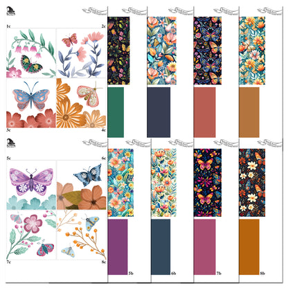 The Crafty Witches - Paper Charms Butterfly Breeze Papers & Toppers Download Collection