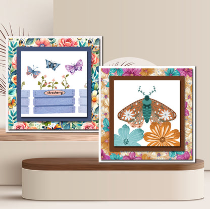The Crafty Witches - Paper Charms Butterfly Breeze Papers & Toppers Download Collection