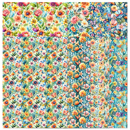 The Crafty Witches - Paper Charms Butterfly Breeze Papers & Toppers Download Collection