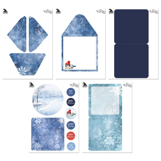 The Crafty Witches - Penny Slider Christmas Cards Kit