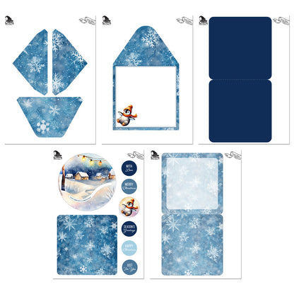 The Crafty Witches - Penny Slider Christmas Cards Kit