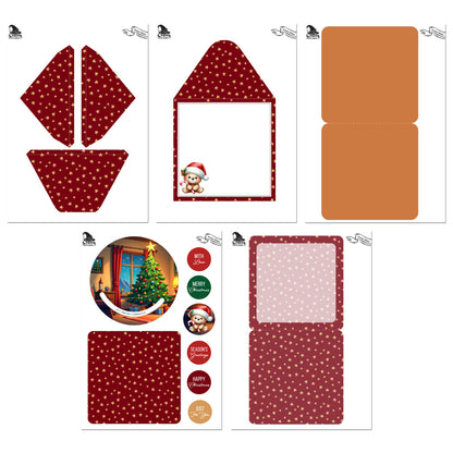 The Crafty Witches - Penny Slider Christmas Cards Kit