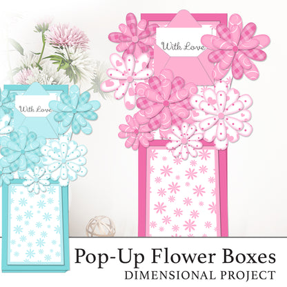 The Crafty Witches - Pop up Flower Box Digital Files