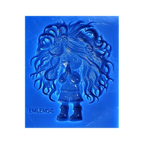 Emlems - Whimsical 'Praying Girl' Silicone Mould