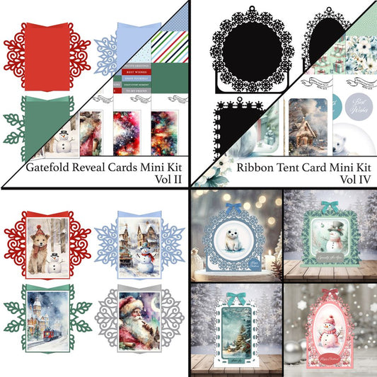 The Crafty Witches - Festive Cards & Mini Kit SVG Bundle
