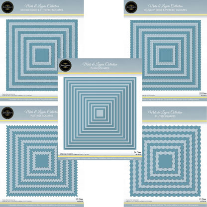 Jamie Rodgers Crafts - Squares Layering Die Set