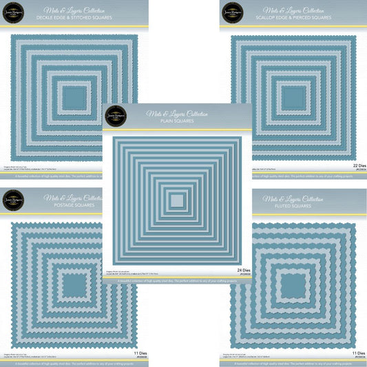 Jamie Rodgers - Bundle of all 5 Square Layering Dies