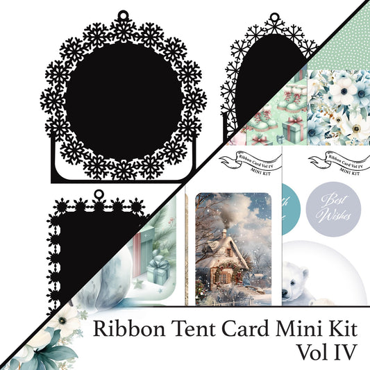 The Crafty Witches - Ribbon Tent Cards Vol IV with Free Digital Kit