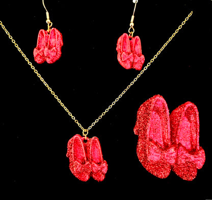 Emlems - Oz Ruby Slippers Jewellery Set Silicone Mould