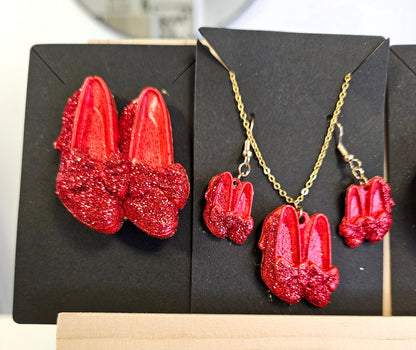 Emlems - Oz Ruby Slippers Jewellery Set Silicone Mould