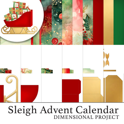 The Crafty Witches - Sleigh Advent Calendar
