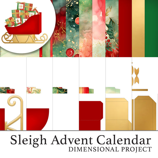 The Crafty Witches - Sleigh Advent Calendar