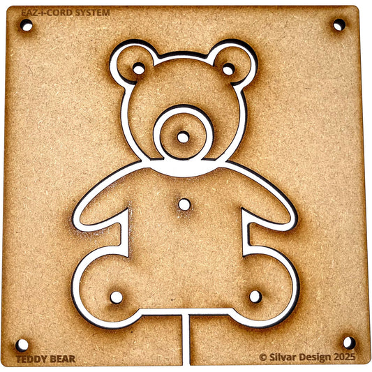 Silvar Design - Eaz-i-Cord Wire Forming Jig - Teddy Bear