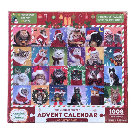 Silvar Design - Jigsaw Advent Calendar - Christmas Cats
