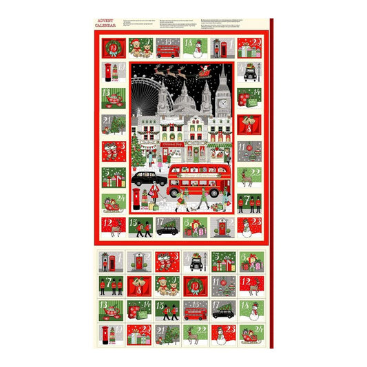 Silvar Design - Fabric Advent Calendar Kit - London