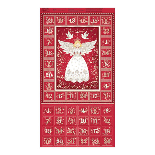 Silvar Design - Fabric Advent Calendar Kit - Red Angel