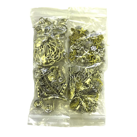 Silvar Design - Mystery Metal Bead & Charm Pack - 150+ Pieces