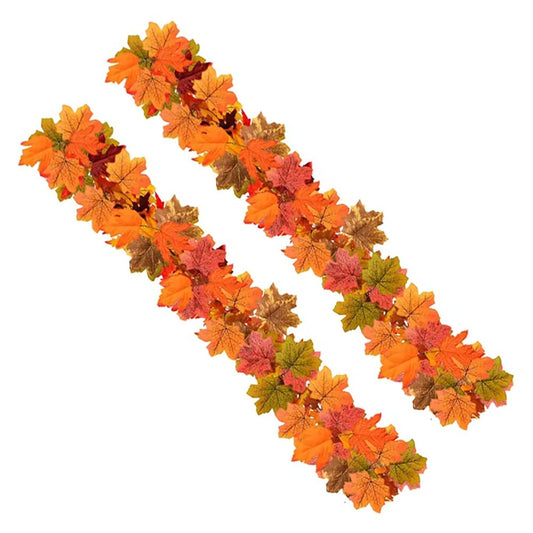 Silvar Design - Autumn Maple Leaf Garland - 2 Pack