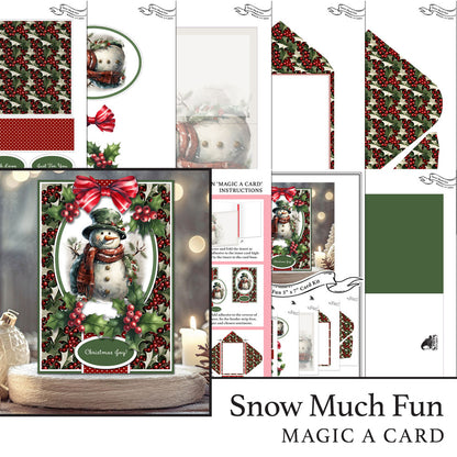 The Crafty Witches - Magic a Card Vol VI set of 3 card sets. They include: Joy to the World, Penguin Shuffle & Snow Much Fun Kits