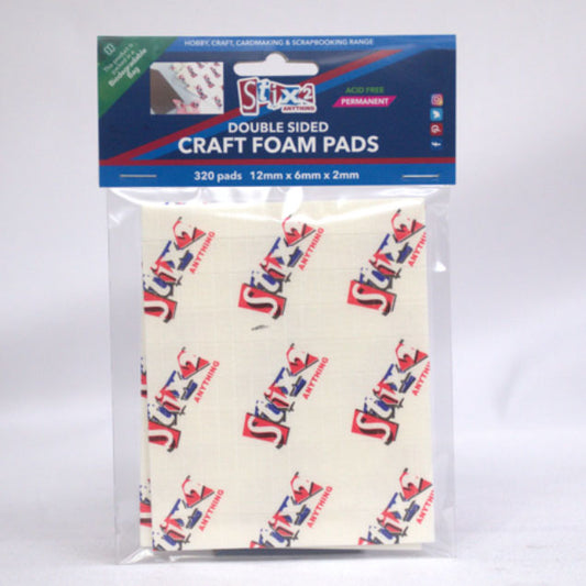 Stix2 - Craft Foam Pads - 12mm x 6mm x 2mm (320pcs)