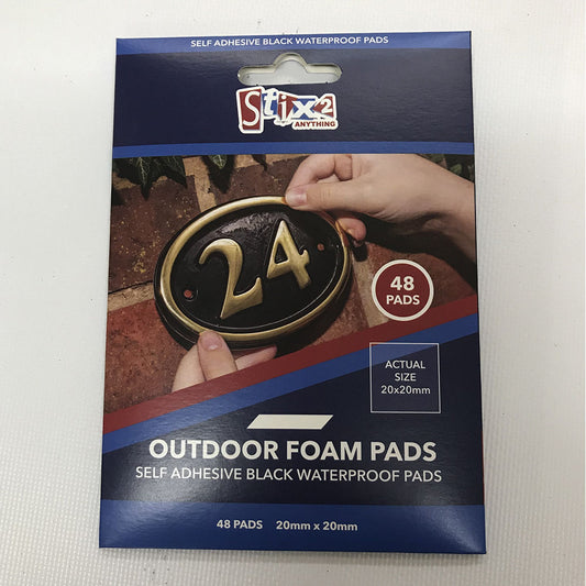 Stix2 - Outdoor Foam Pads - 20mm x 20mm (48pcs)