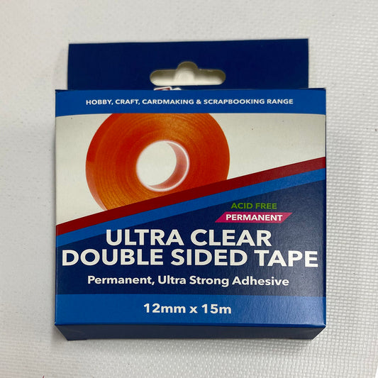 Stix2 - Ultra Clear Double Sided Tape (12mm x 15m)