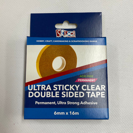 Stix2 - Ultra Sticky Double Sided Tape (6mm x 16m)