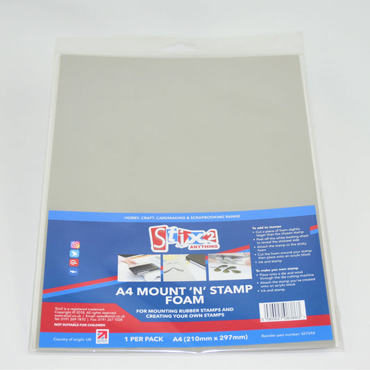 Stix2 - Mount 'n' Stamp Foam Sheet (1 A4 sheet)