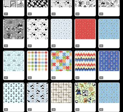 Emlems - Vintage Mouse 8x8 Craft Cards X 40 A4 Download