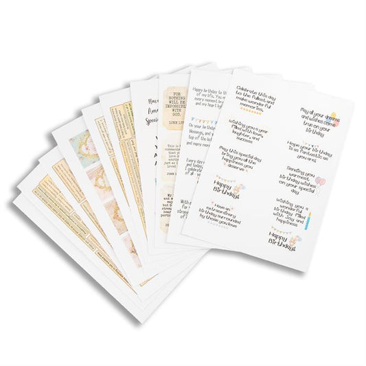 Emlems - Sentiments Papers Download 50x A4