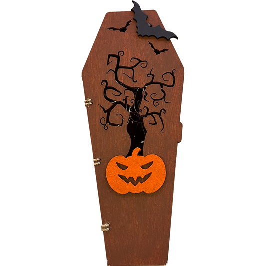 Silvar Design - MDF Halloween Coffin Kit - Spooky Tree