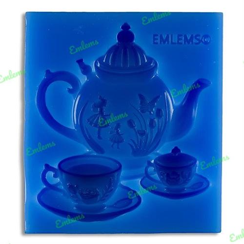 Emlems - Small Tea Set Silicone Mould