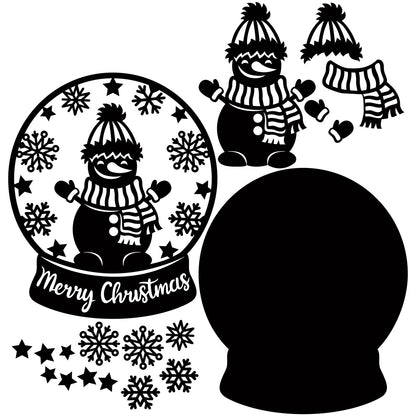 The Crafty Witches - Snowglobe Surprise SVG Files