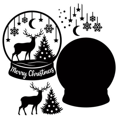 The Crafty Witches - Snowglobe Surprise SVG Files