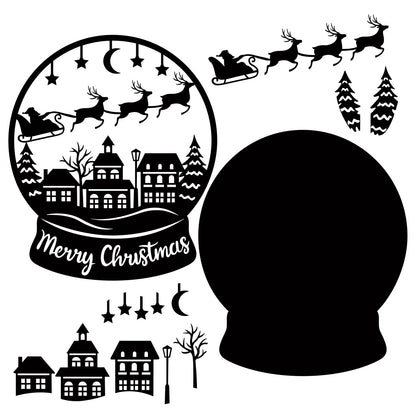 The Crafty Witches - Snowglobe Surprise SVG Files