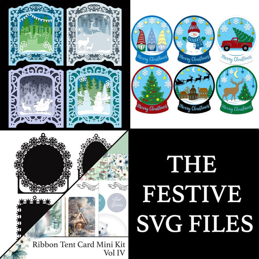 The Crafty Witches - Festive SVG Files Bundle