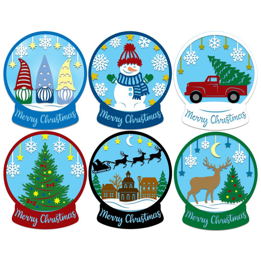 The Crafty Witches - Snowglobe Surprise SVG Files