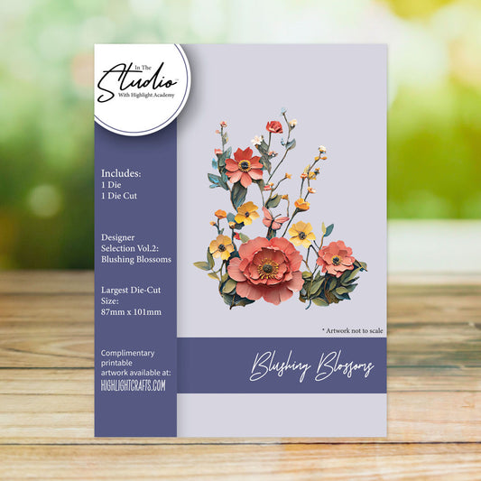 In The Studio Blushing Blossom Die Set