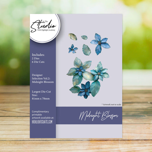 In The Studio Midnight Blossom Die Set