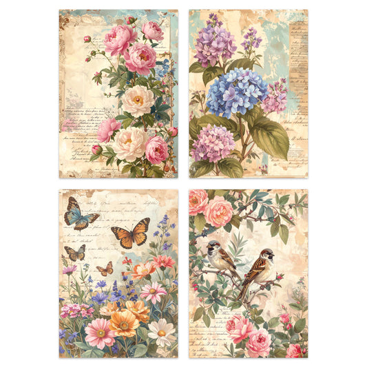 In The Studio Botanical Dream A2 Printed Rice Papers