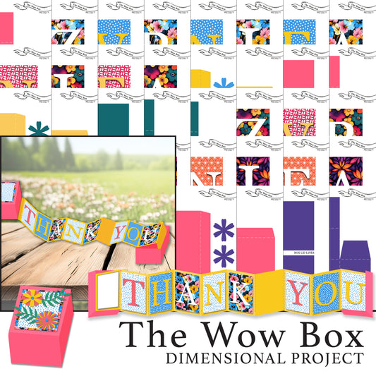 The Crafty Witches - WOW Kinetic Box SVG & PDF Digital Files