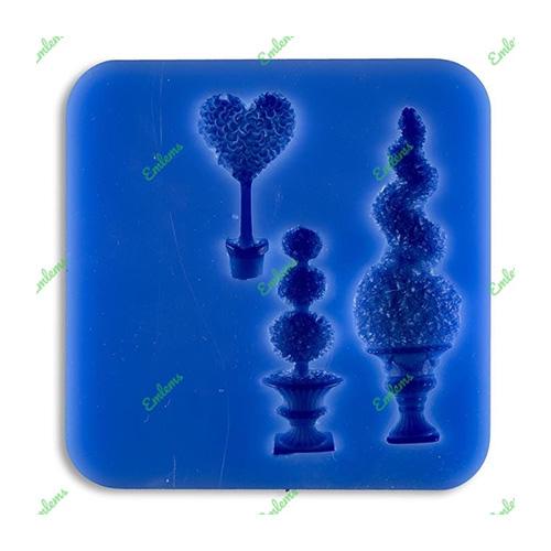 Emlems - Wonderland Topiary Tree Set Silicone Mould