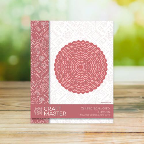 Craft Master – Classic Scalloped Ovals Die Set