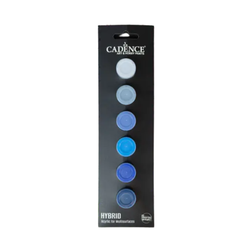 Cadence Hybrid Acrylic Paint Bundle - Blue Storm (6x5ml)