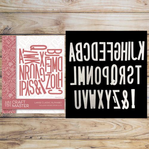 Craft Master Large Classic Alphabet Die Set