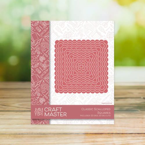 Craft Master – Classic Scalloped Squares Die Set