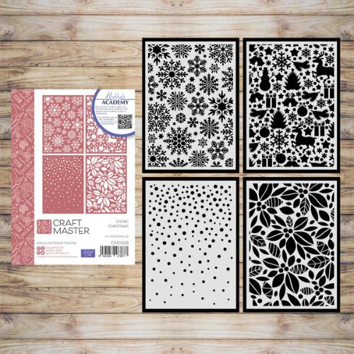 Craft Master Iconic Christmas A5 Stencil Set