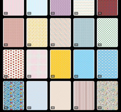 Emlems - Whimsical Backing Craft Cards X 30 A4 Download